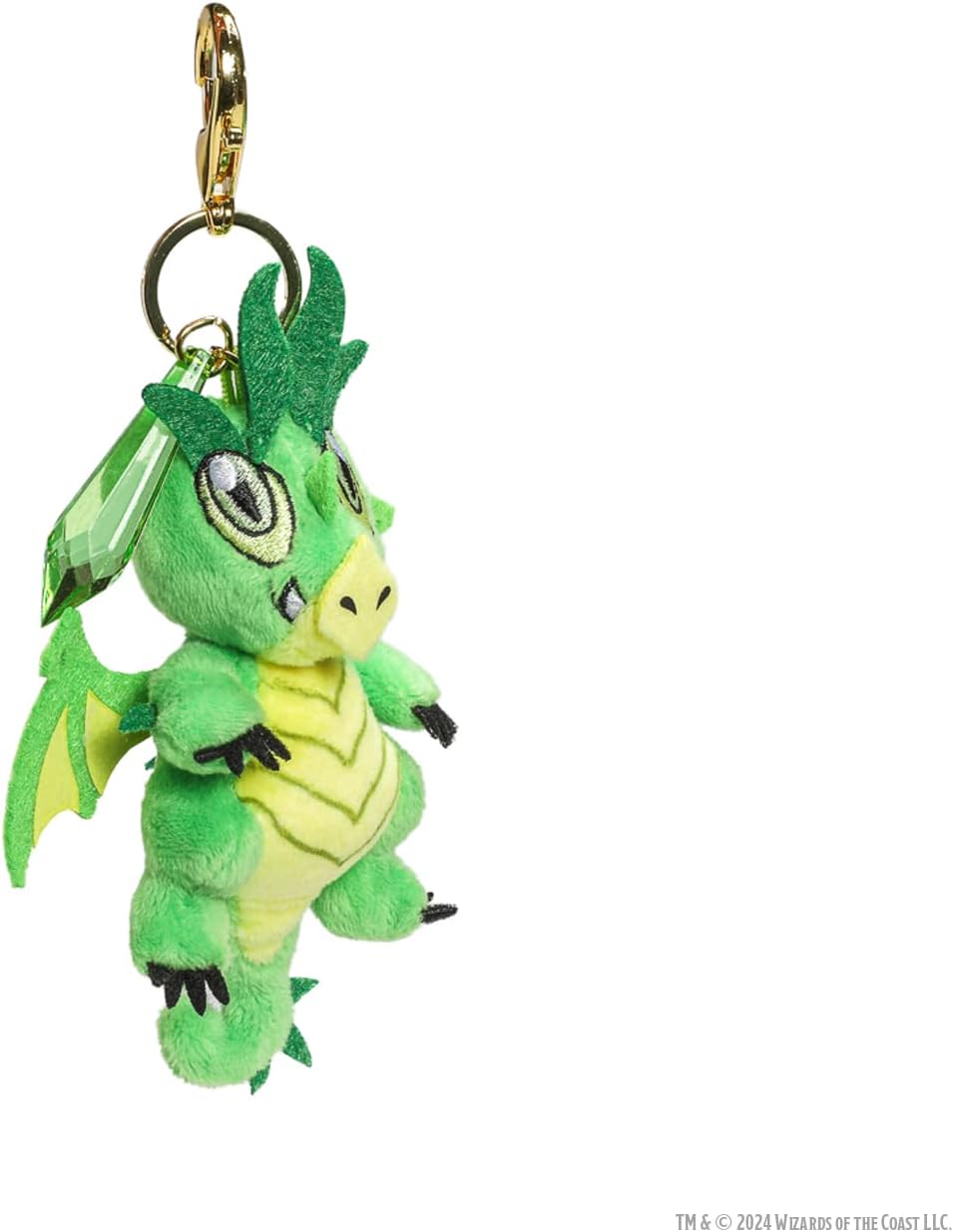 WizKids Dungeons & Dragons: 50th Anniversary Phunny and Charms by Kidrobot (Emerald Wyrmling, 3")