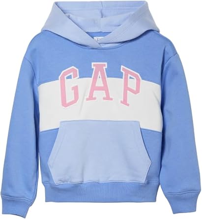 GAP Girls' Logo Pullover Hoodie