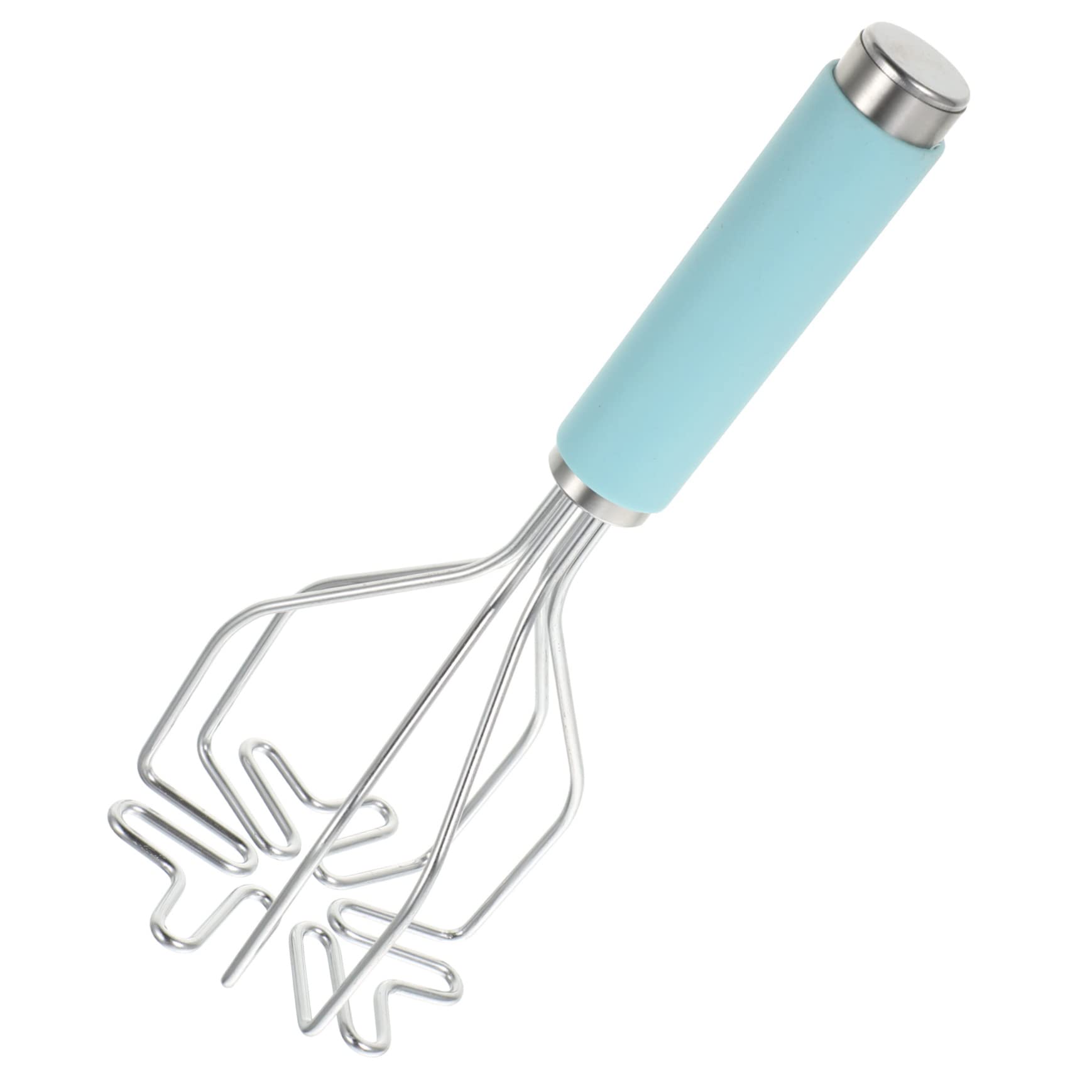 STOBAZA Stainless Steel Manual Potato Masher Ergonomic Kitchen Gadget for Quick Mashing of Potatoes Pumpkins and More Easy to Use Reusable Kitchen Tool