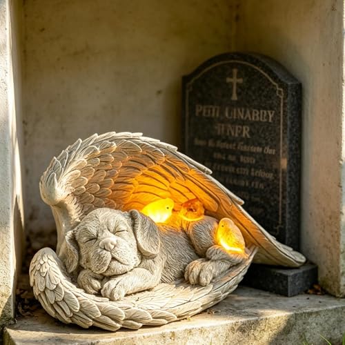 Statue d'ange en résine résistante aux intempéries et étanche pour cour ou balcon