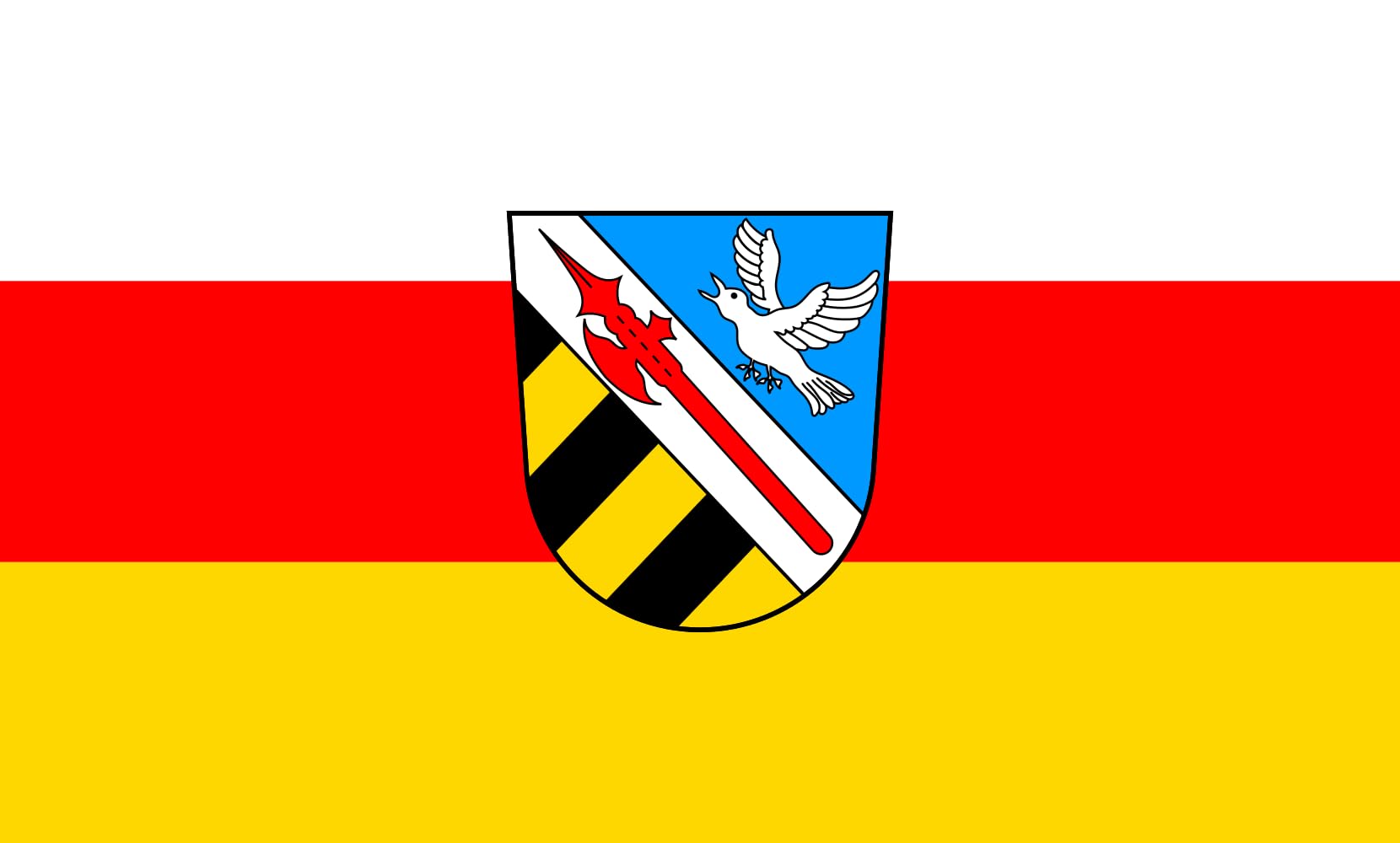 Drapeau Wenzenbach 1.35m² : fini les pavillons fragiles qui s'enroulent