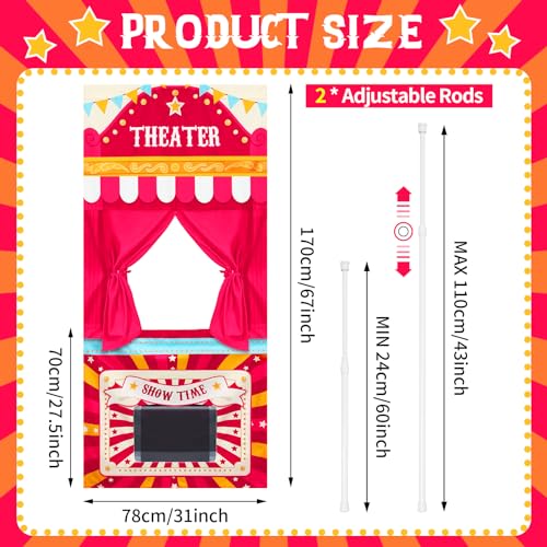 Vitalcozy LUA-VITALCOZY-1656 Doorway Puppet Theater thumb #1
