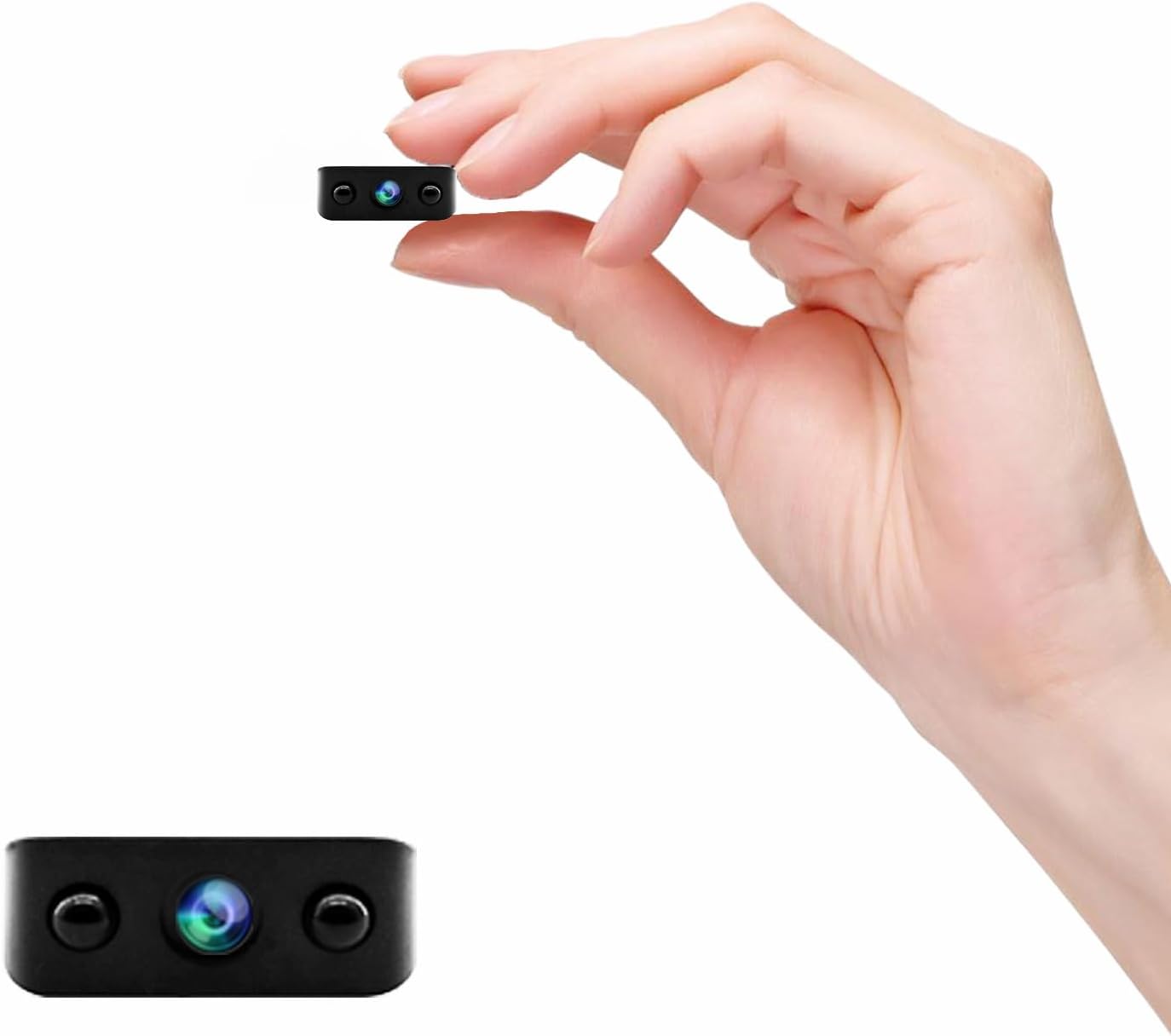 Mini Security Indoor HD Camera 2026 Only 0.5 Inch Small Home WiFi 1080P Micro Nanny Cam with Wide Angle,Cloud & SD Storage,Night Vision,Can No Need WiFi Cams Portable Tiny Cameras for House Outdoor