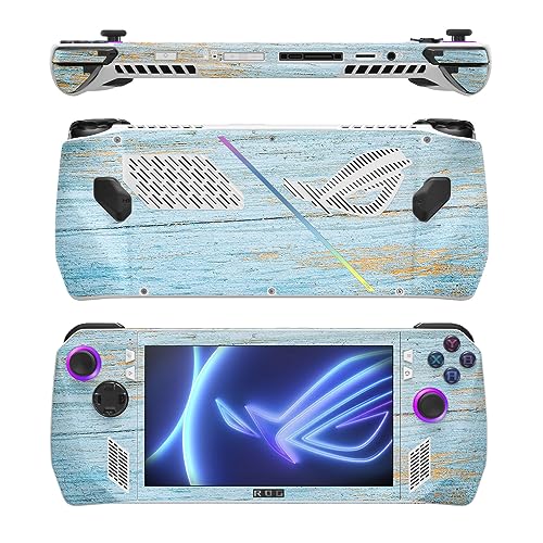 Image of MightySkins Skin Compatible with Asus ROG Ally - Distressed Wood | Protective, Durable, and Unique Vinyl Decal wrap Cover | Easy to Apply, Remove, and Change Styles
