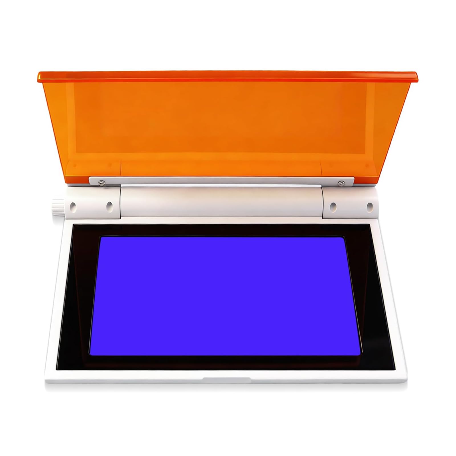 Transilluminateur LED bleue avec grand filtre ambré pour découpe de gel