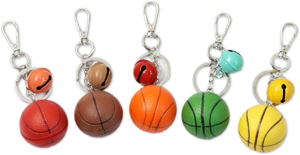 Amazon.co.jp: 卓上棉品 キーホルダー キーリング バスケボール 鈴