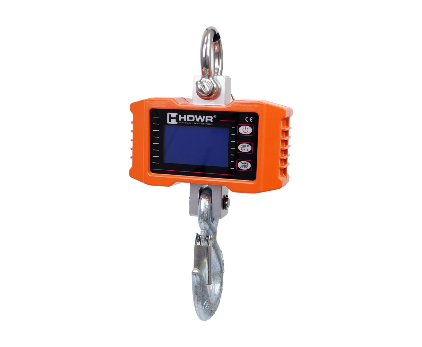 HDWR wagPRO-H500P Hakenwaage 500 kg mit Fernbedienung, Hängewaage | Bildschirm-Pause, Tara, LCD-Anzeige, Messung in Kilogramm und Pfund, kompakt