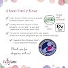 Emily Rose 14.5 Inch Doll Clothes - 5PC Pastel T-Shirts for Crafting & Sublimation | Gift Boxed | Wellie Wishers & Glitter Girls Compatible - USA Brand