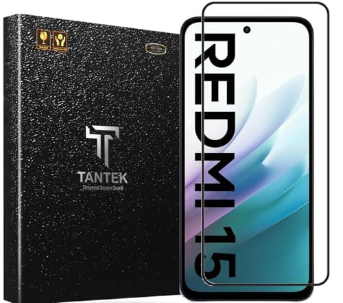 Image of TitanGuard Tempered Glass Screen Protector Guard for Redmi 15 5G / Poco M7 Plus 5G (6.9 Inch) - 9H Hardness, Military Grade, Anti-Static, Easy Installation Kit - 1 PACK
