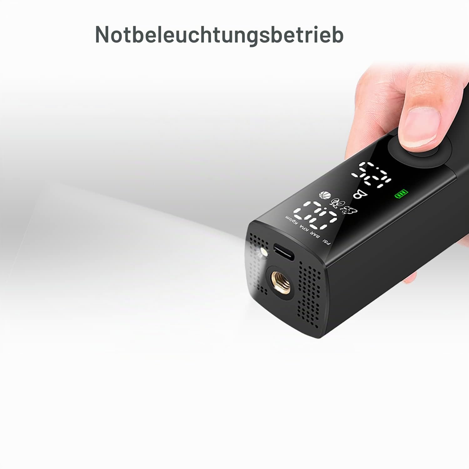 4smarts Elektrische Mini-Luftpumpe VoltPump, universal