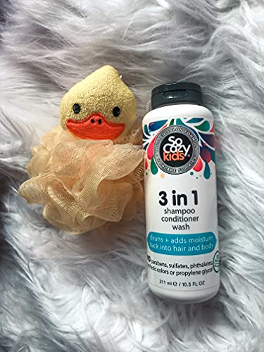 Socozy Kids 3-In-1 Shampoo, Conditioner & Body Wash - All In 1 Shower & Bath Shampoo, Conditioner & Soap Combo - Cleanses & Moisturizes W/ No Parabens, Sulfates, Synthetic Colors Or Dyes (10.5 Fl Oz) #TOP2