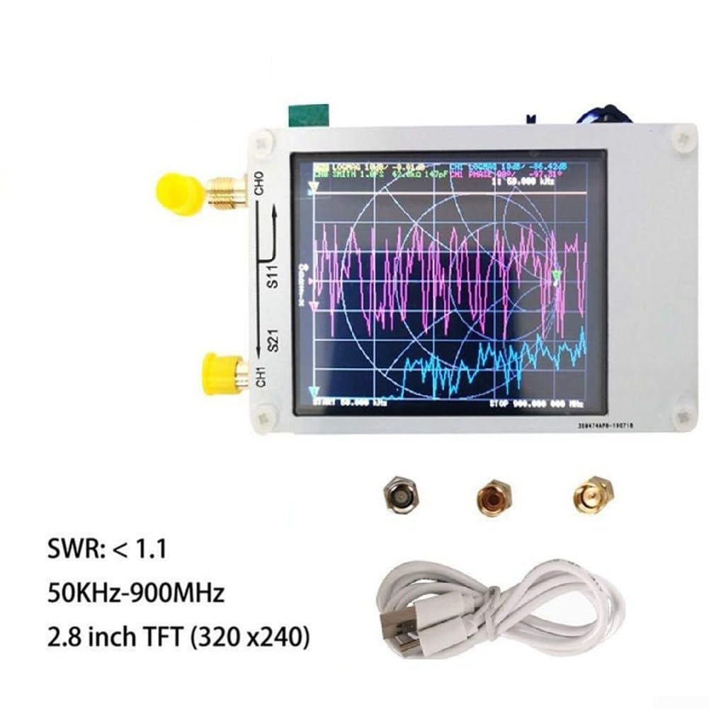 Analizzatore di rete vettoriale,Portatile 50kHz-300MHz,Per l'analisi dello spettro
