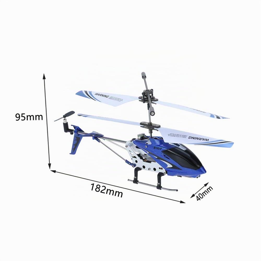 Syma S107G 3 Canali Elicottero infrarossi controllata con Controllo di stabilità giroscopica - Blue