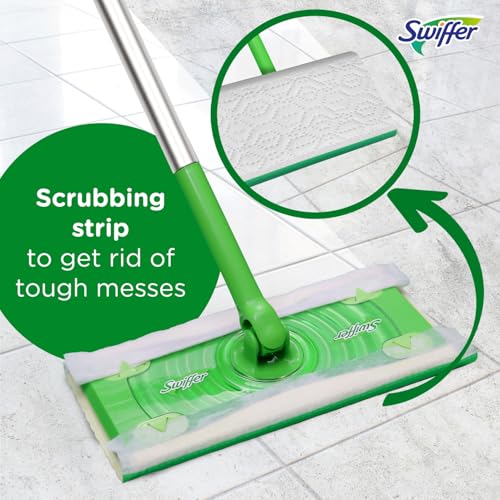 Swiffer Sweeper 2-in-1 Mops for Floor Cleaning, Dry and Wet Multi Surface Floor Cleaner, Sweeping and Mopping Starter Kit, Includes 1 Mop + 19 Refills, 20 Piece Set by Swiffer - Image 6