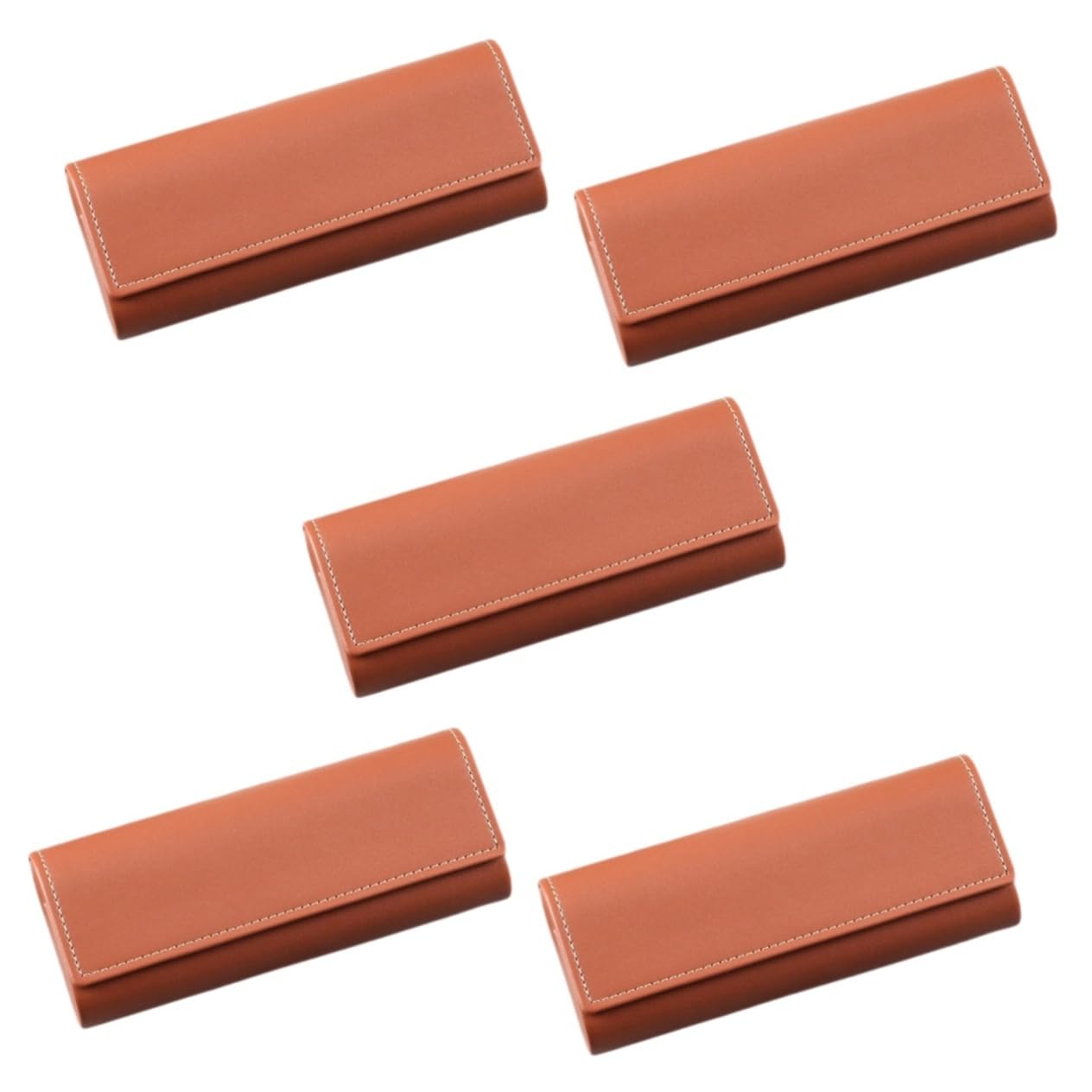 Healeved custodia per gli occhiali donne leggere sottile protettivo custodia per occhiali da sole tu custodia per occhiali da viaggio custodia per occhiali portatile pelle Cioccolato