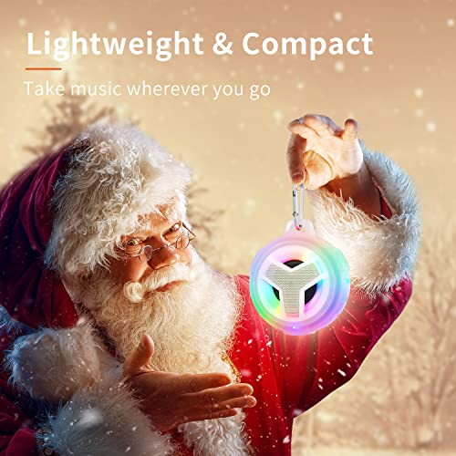 Image of EBODA Shower Bluetooth Speakers Waterproof Teen Girl Gifts Trendy Stuff Kid | IP67 Portable Speaker with LED Light, 2000mAh, True Wireless Stereo, Gifts for Teen Boys, Men and Women, Unique Music Gifts