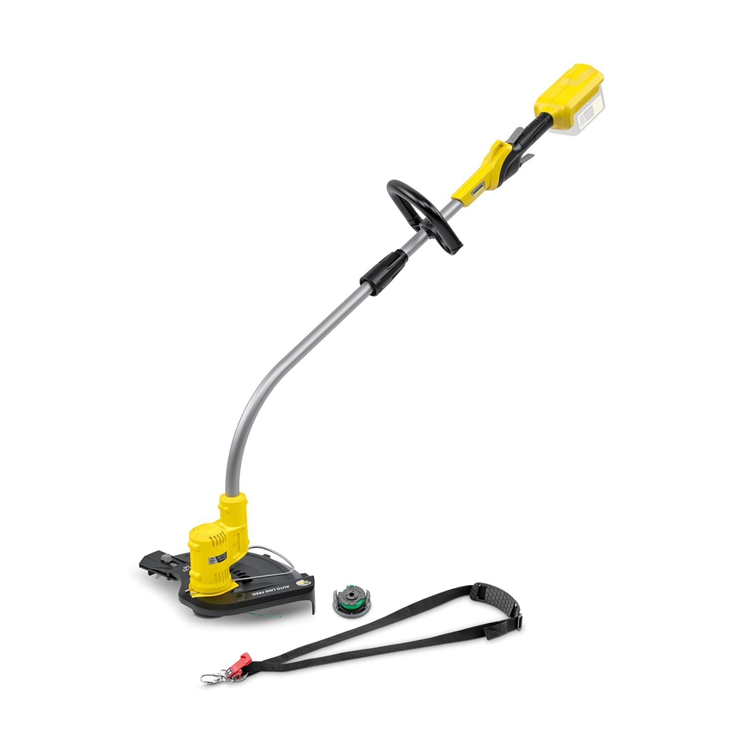 Karcher 36 V LTR 36-33 Tagliabordi a Batteria, Velocità di Taglio 7.000 giri/min, Diametro di Taglio 28-33 cm, Spessore del Filo 2 mm, con Tracolla, con Batteria Kärcher da 36 V, non Inclusa