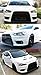 JDM RAL Style Front Bumper Lip Spoiler Splitter Compatible With 2008-2015 Mitsubishi EVO X 10 MR