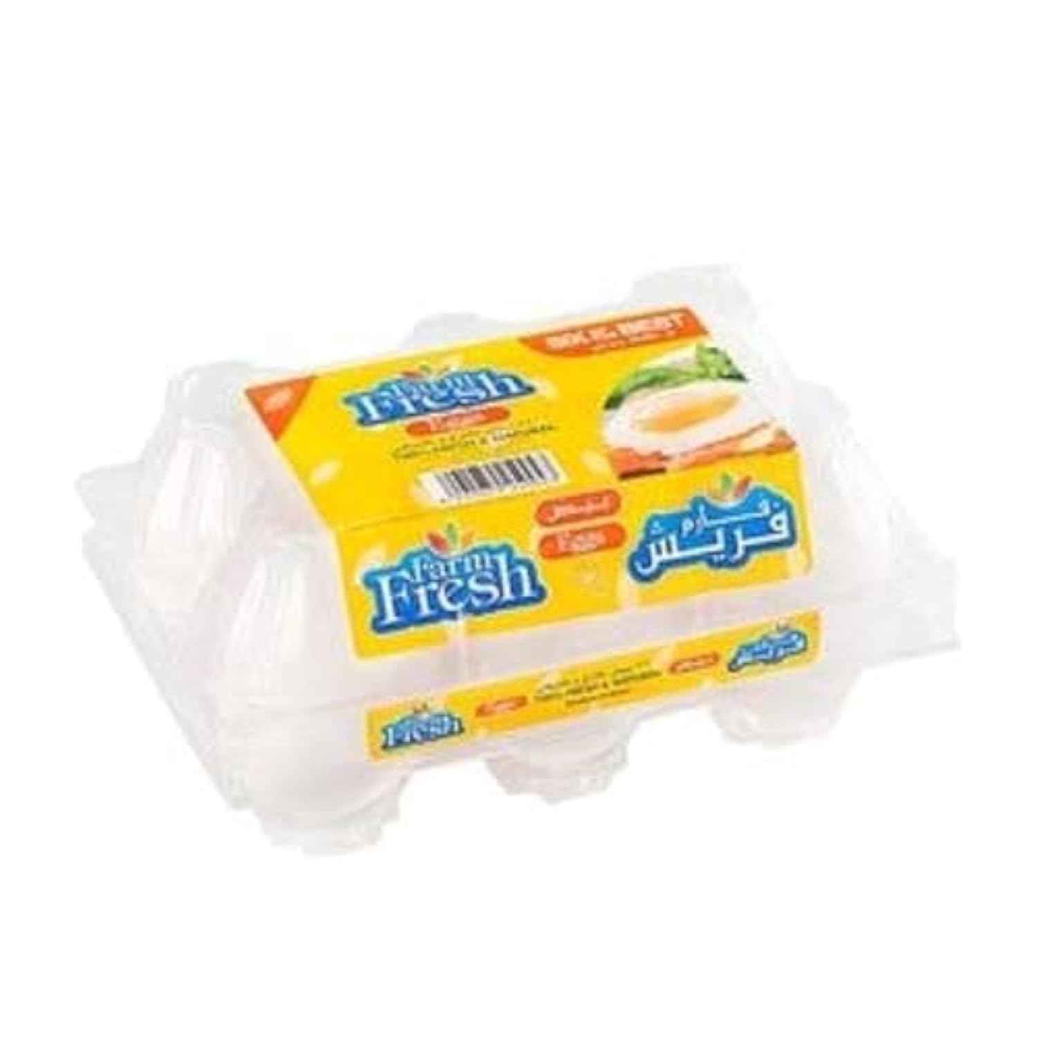 Farm Fresh White Eggs Extra Large 6pcs