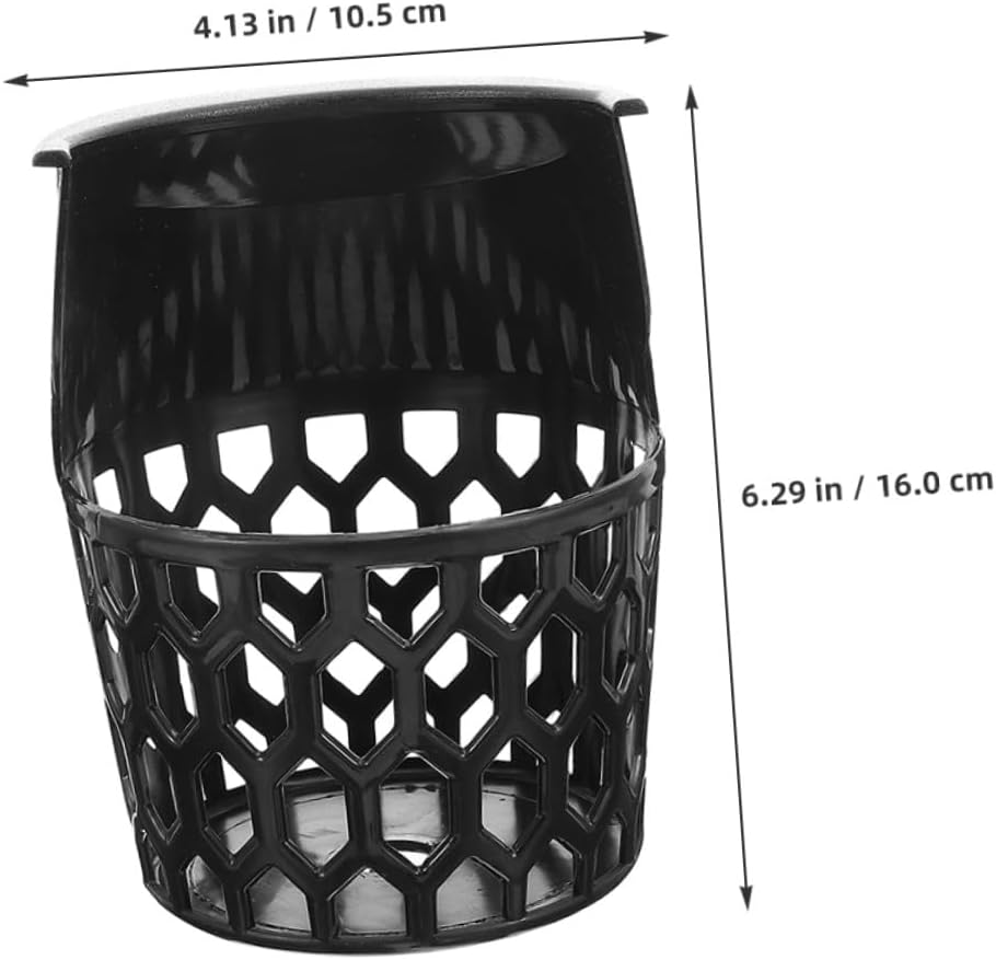 Billiard Pool Table Pockets Plastic Drop Ball Basket 165mm Height 2pcs Replacement Mesh Nets for Home and Game Room Use