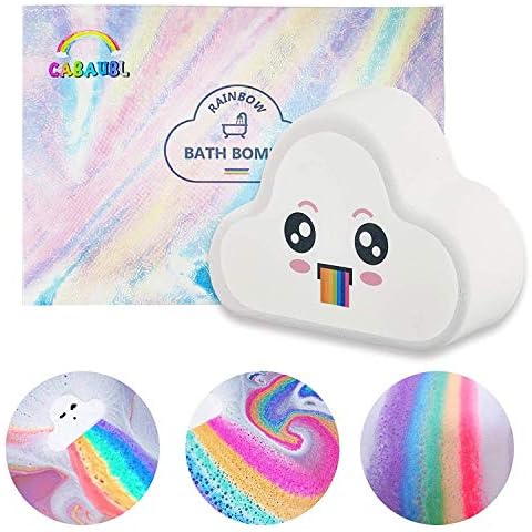 Regenbogen-Badebomben-Geschenk-Set, organische & natürliche Regenbogen Badebomben Cover