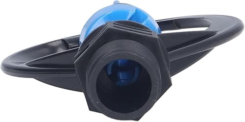 Miniatura 9 de Boquilla de aspersor de césped, rotación automática de 360 rango medio para riego de jardín (boquilla circular de rueda de distancia media de 4