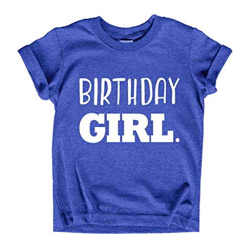 Image of Birthday Girl Shirt Toddler T-Shirt Kid Birthday Party Outfit Tee Gift for Girls 1st 2nd 3rd 4th 5th 6th 7th 8th Tops