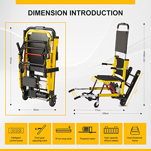 image for TDZL Electric Lightweight stǎir lǐft,Clim-Bing Chair for Home, Porta