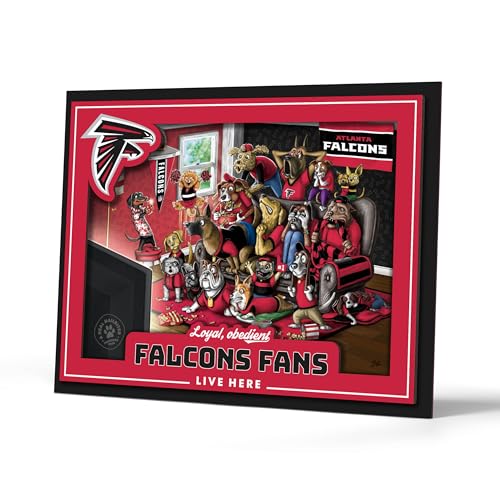YouTheFan NFL Atlanta Falcons 3D Purebred Fans Wall Art