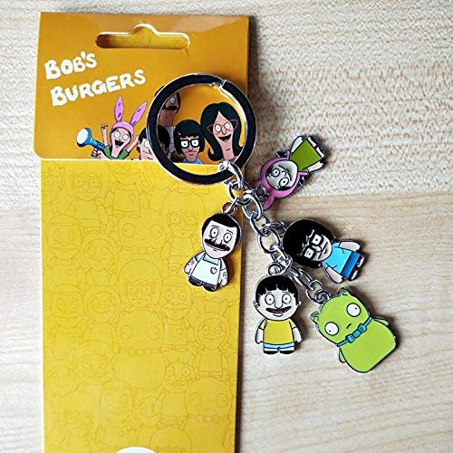 WinVI Bobs burgers Metal Charm Keychain Keyring…
