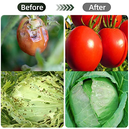 Grauerhund Garden Mesh Netting 8.2X20Ft Plant Cover With 6Pcs Garden Hoops 12Pcs Clips And 10Pcs Garden Staples For Vegetable Plants Fruits Flowers Greenhouse Crops Birds Animals Barrier Protection #TOP7