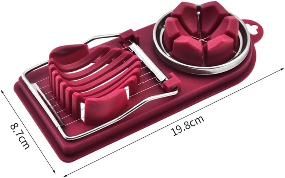 Egg Cutter Stainless Steel Multifunction Tool Slicer for Hard Boiled Eggs Practical Luncheon Meat Kitchen Tools