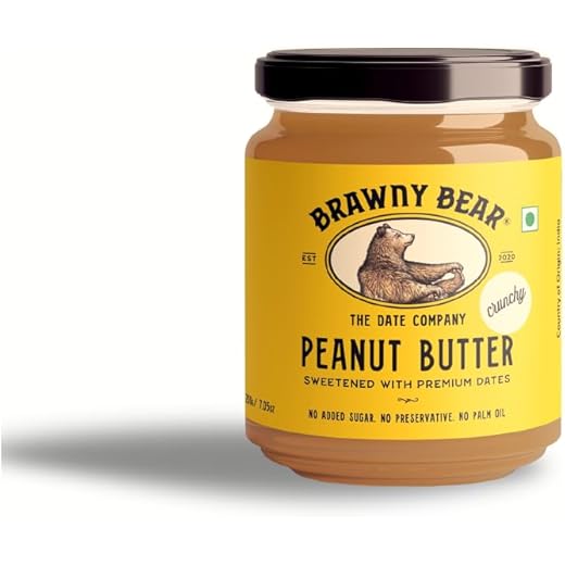 Brawny Bear Peanut Butter Crunchy 500gm