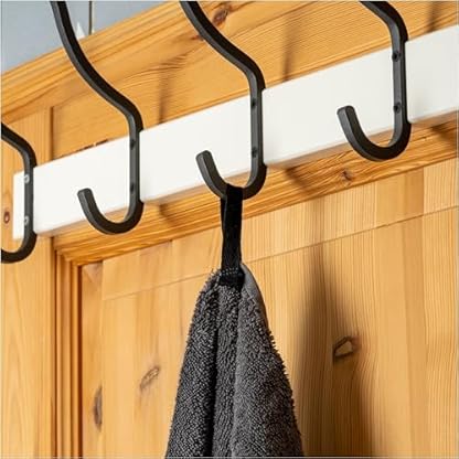 Handtuchaufhänger zum Annähen, 24 Stück, 150 x 12 mm Schlaufen, in Schwarz, aus Baumwolle, umgeschlagene und vernähte Enden, Aufhänger Halter Set für Geschirrhandtuch, Handtuch, Lappen, Deko, Camping – Bild 6