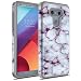 LG G6 Case, Rosebono Hybrid Dual Layer Shockproof Hard Cover Graphic Fashion Cute Colorful Silicone Skin Case for LG G6 - Pluple Marble