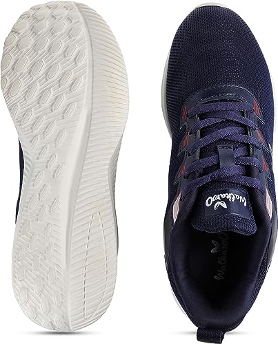 Image of WALKAROO Gents Navy Blue Sports Shoe (XS9760) 9 UK