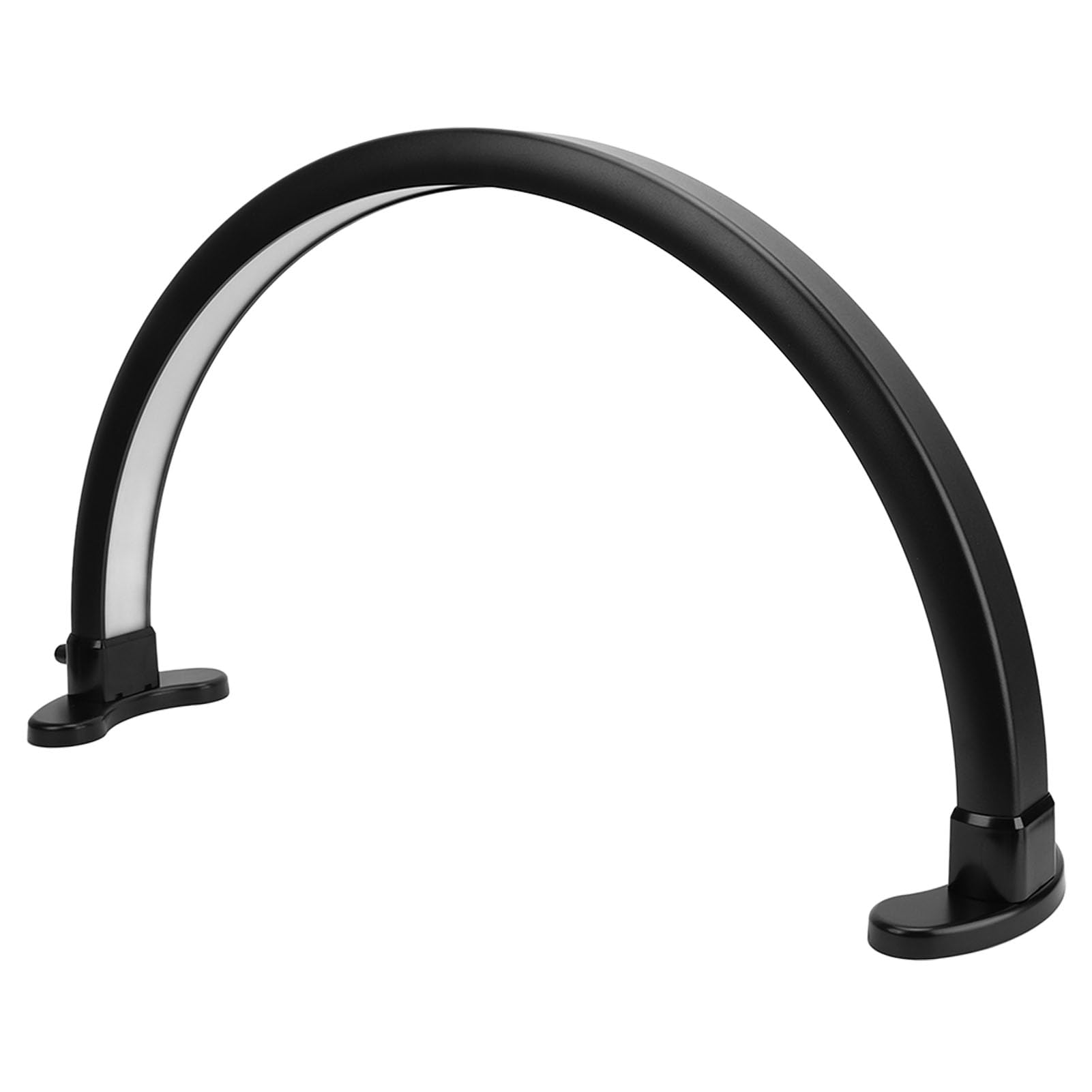 Dpofirs 30inch Half Moon Nail Desk Lamp, 48W 3360 2700K to 5600K Led Light with Stable Base, Nail Art Light for Facial Spa, Manicure, Tattoo (UK Plug)