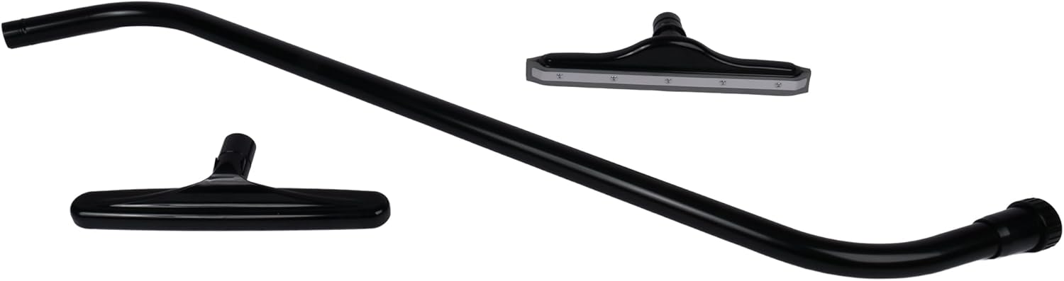 Traverse 14" Commercial Vacuum Multi-Surface Tool and Squeegee Tool with 1-Piece Steel S-Wand for Wet/Dry Commercial Vacuums