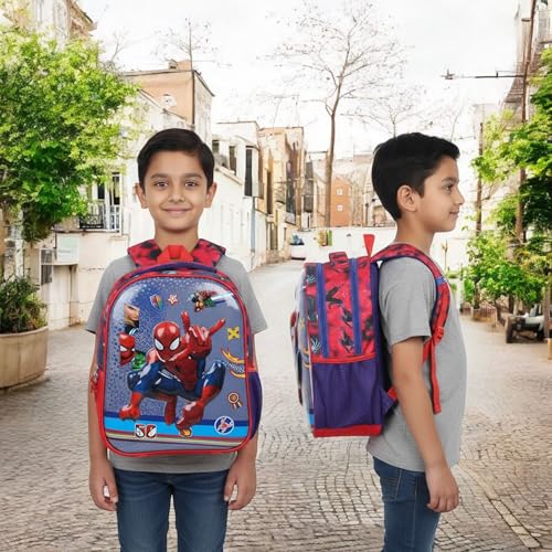 Image of Stylbase 15 Inch 3D Cartoon School Bag for Boys & Girls | Waterproof Lightweight Polyester Kids Backpack with Bottle Pocket | Ideal School Bags for Kids Nursery, LKGClass (3-5 Years)