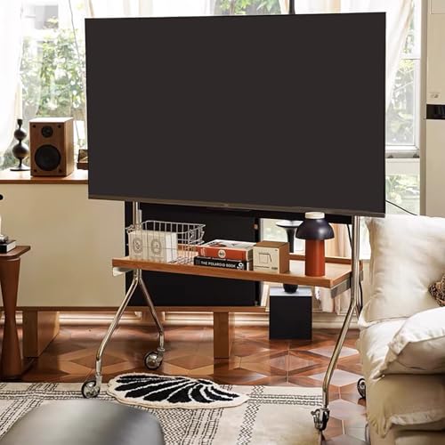 Soporte móvil para TV ajustable con ruedas miniatura 3