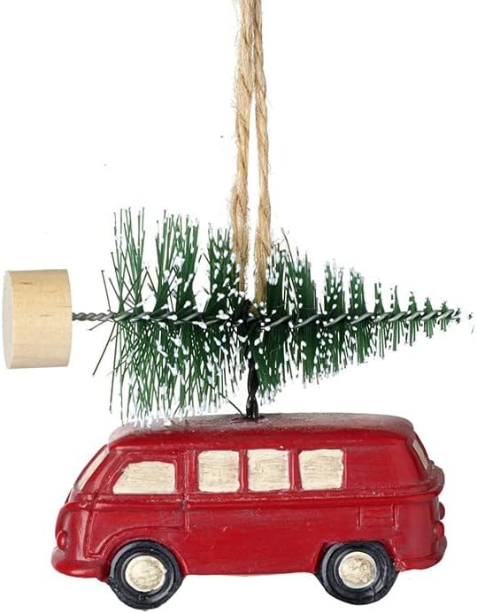 Heaven Sends Camper Van With Tree Christmas Tree Decoration