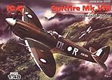 El juego incluye 202 piezas ICM 48067 - Maqueta de avión Spitfire MK.VIII British Fighter de la Segunda Guerra Mundial