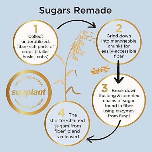 Supplant Chocolate Chip Shortbread Cookies (3 Packs Of 6) Made With Sugars From Fiber - Gourmet Shortbread Cookies With Madagascan Bourbon Vanilla - Low-Cal Butter Cookies Shortbread, Tea Biscuits #TOP2
