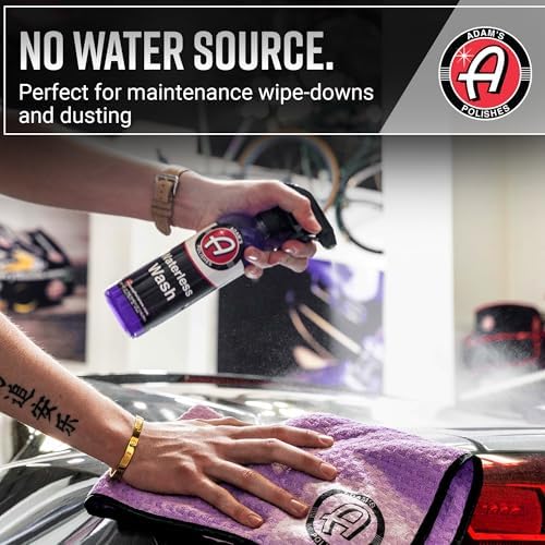 Adam's Polishes Waterless Wash (16oz) - Car Cleaning Car Wash Spray for Car Detailing | Safe Ultra Slick Lubricating Formula, Boat, Motorcycle, RV | No Garden Hose, Wash Soap or Foam Cannon Needed — view 2