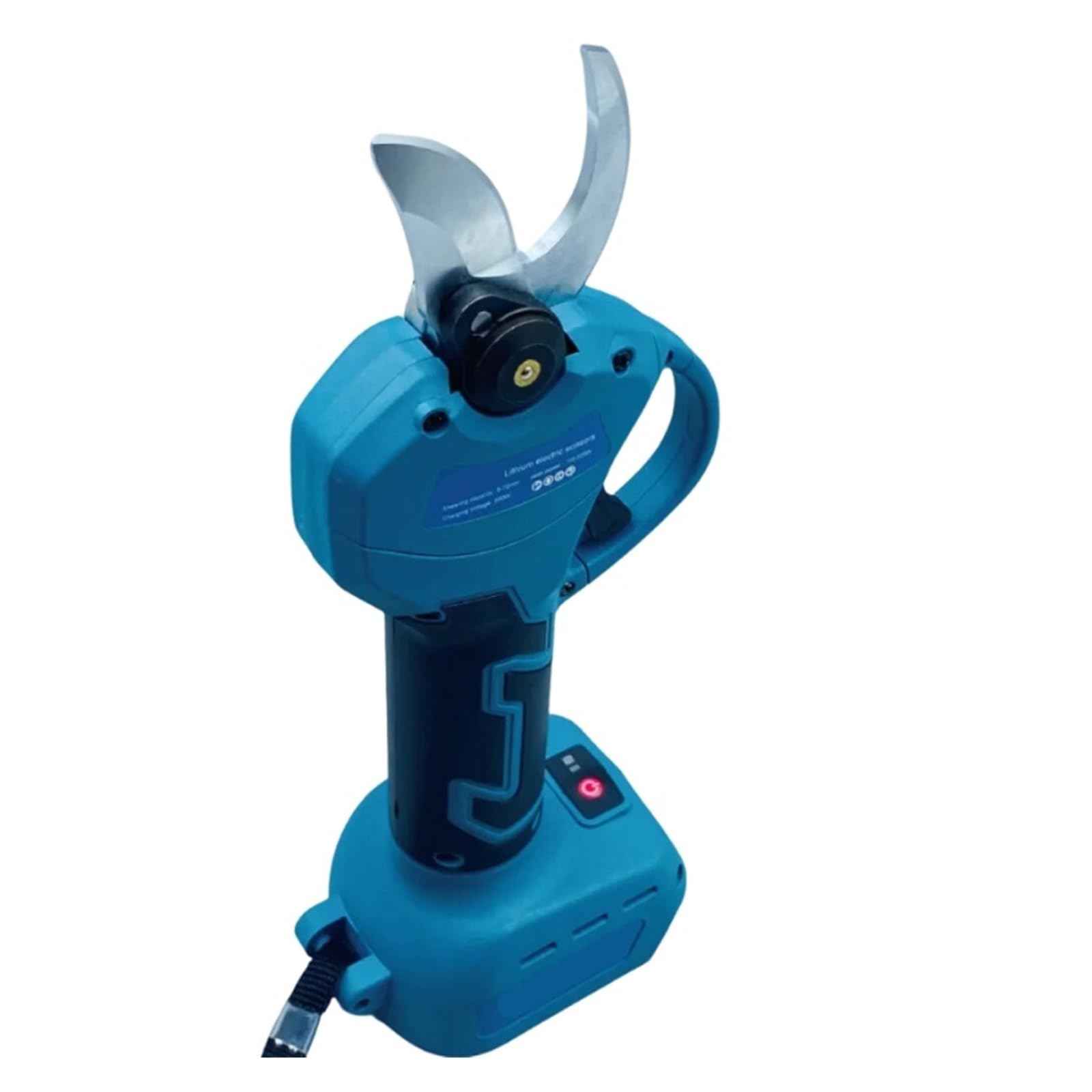 Tijeras de podar eléctricas con pantalla LED sin escobillas, cortador poda, herramienta profesional jardín en maceta for árboles frutales, batería 18V(1battery 1charge)