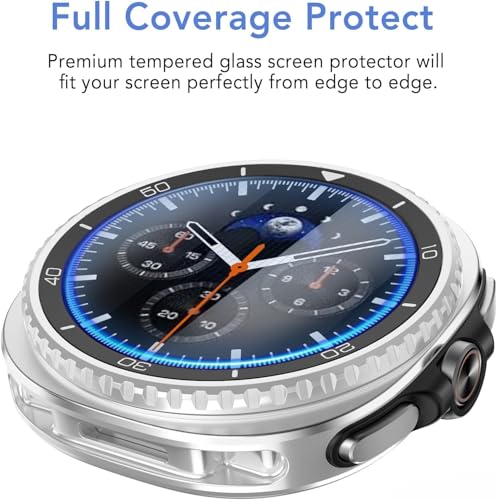 Image of Supershieldz Tempered Glass for Samsung Galaxy Watch 8 Classic (46mm) - 2 Pack
