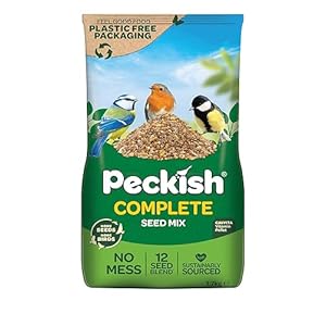 1.7kg Complete Seed Mix, Bird Feed/Food, Packed With 12 Different Seeds, Husk Free – Seed Mix Is 100% Edible