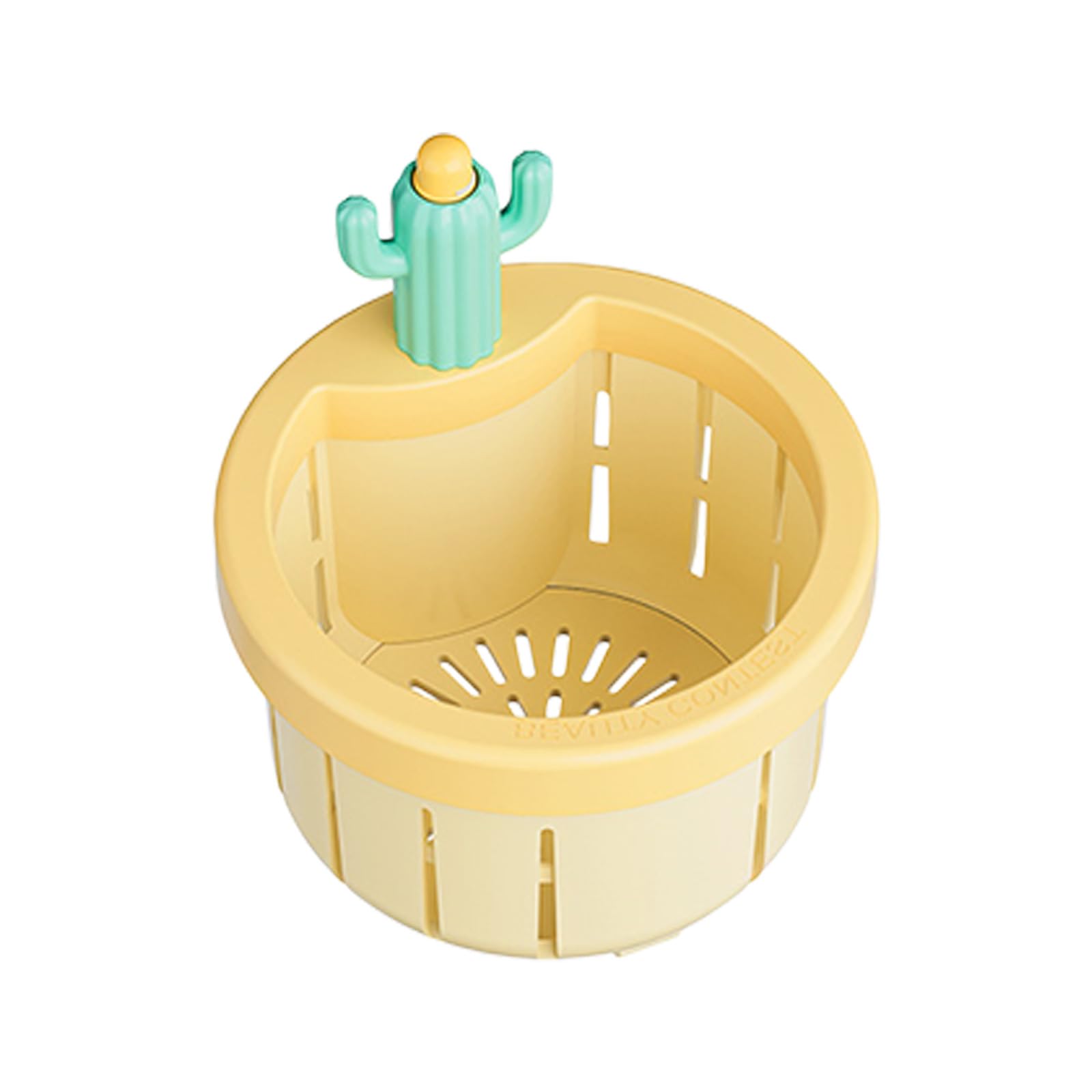Zxfdsfdbnm Sink Drain Strainer with Cactus Design Kitchen Press to Dump Automatic Filter Basket Food Residues Collector Catcher Sink Waste Catcher