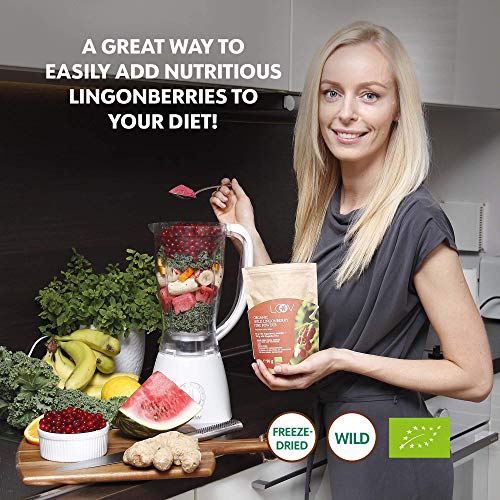 Rode bosbessen poeder, wild, biologisch, 100% heel fruit, wild geplukt uit Noord-Europese bossen, gaat 22 dagen lang mee… - Image 6