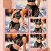 IXOYAHRA Women‘s Mesh Lingerie Set - 2-Piece Crop Top & Shorts, Fashion Openwork Two Piece Outfit, Black